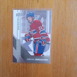 Upper Deck 2016-17 Rookie Overtime Mikhail Sergachev card #176